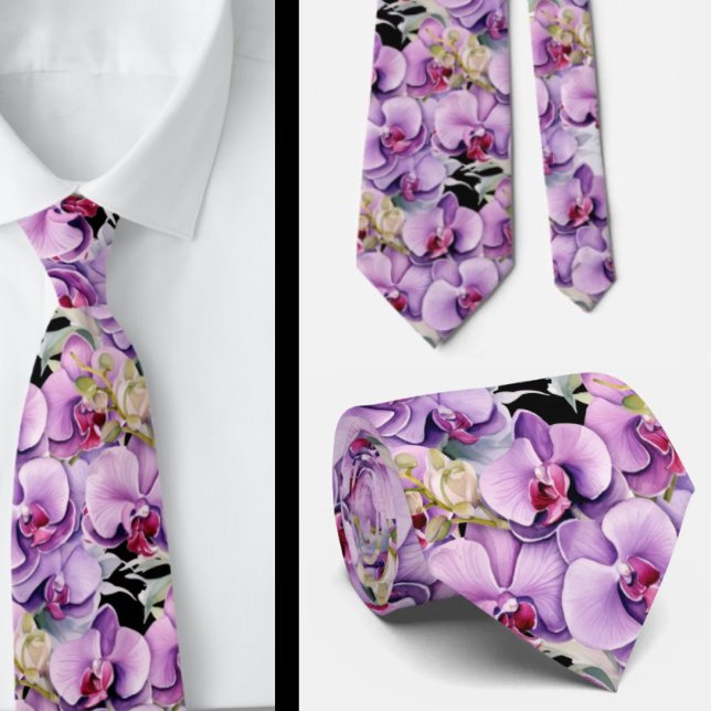 Corbata Orquídea púrpura (Subido por el creador)
