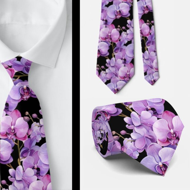 Corbata Orquídea púrpura (Subido por el creador)