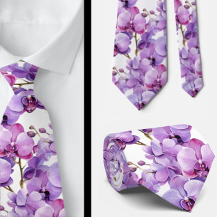 Corbata Orquídea púrpura