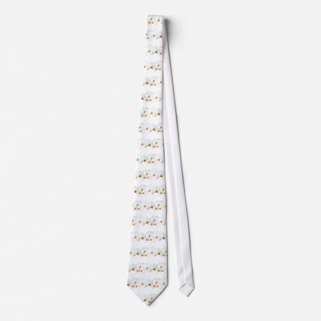 Corbata Orquídeas Amor_ (Anverso)