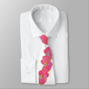 Corbata Orquídeas rosas