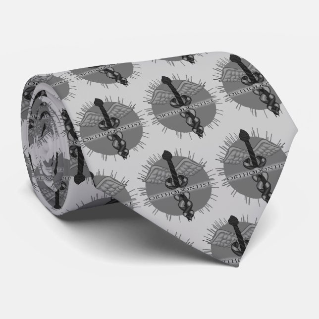 Corbata Orthodontist caduceus  (Enrollado)