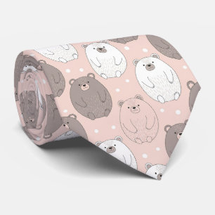Corbata Oso Lindo - Suave Bosque Pastel (2)