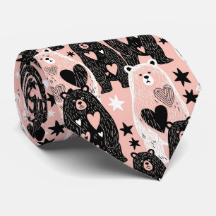 Corbata Oso Lindo - Suave Bosque Pastel (4)