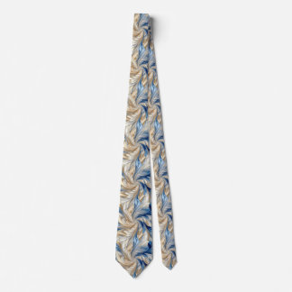 Corbata Ostras y azul