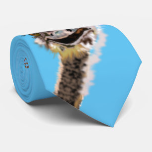Corbata Ostrich feliz - Sonríe - Añade tus colores favorit