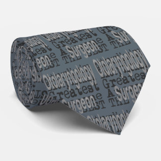 Corbata Otolaringología cirujano extraordinario