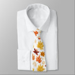 Corbata Otoño Cae Deja El Patrón De Boho Marrón Terracotta<br><div class="desc">Otoño Cae Deja El Patrón De Boho Marrón Terracotta</div>