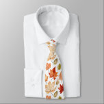 Corbata Otoño Cae Deja El Patrón De Boho Marrón Terracotta<br><div class="desc">Otoño Cae Deja El Patrón De Boho Marrón Terracotta</div>
