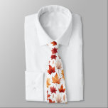 Corbata Otoño Cae Deja El Patrón De Boho Marrón Terracotta<br><div class="desc">Otoño Cae Deja El Patrón De Boho Marrón Terracotta</div>