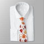Corbata Otoño Cae Deja El Patrón De Boho Marrón Terracotta<br><div class="desc">Otoño Cae Deja El Patrón De Boho Marrón Terracotta</div>