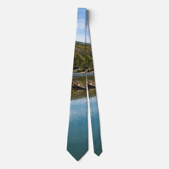 Corbata Otoño En Bryant Creek Neck Tie (Anverso)