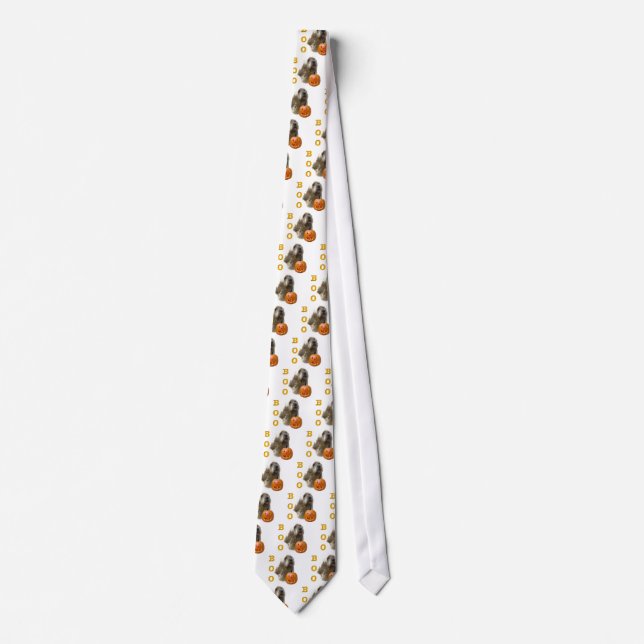 Corbata Otterhound Halloween BOO (Anverso)