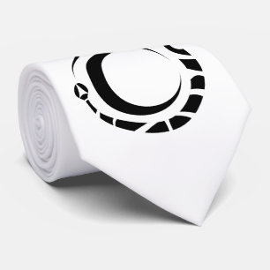 Corbata ouroboros y luna