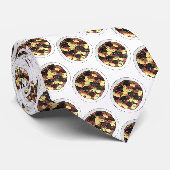 Corbata Oxtail y habas anchas preparan comida jamaiquina (Enrollado)