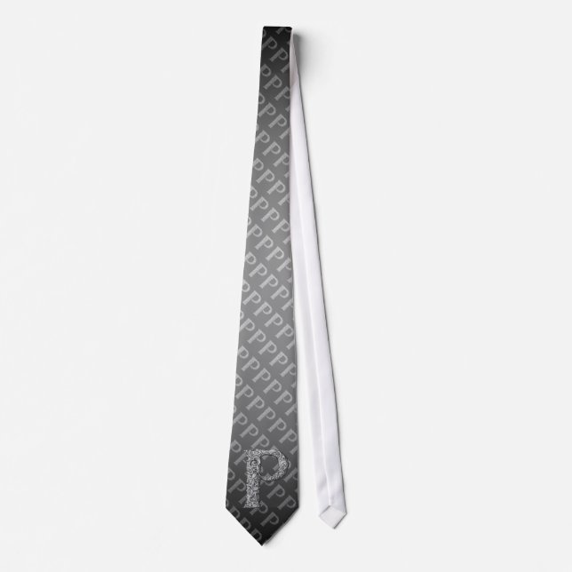Corbata P - El Alfabeto Falck (Silvery) (Anverso)