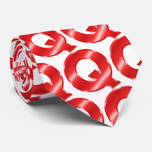 Corbata P La Letra Q Necktie