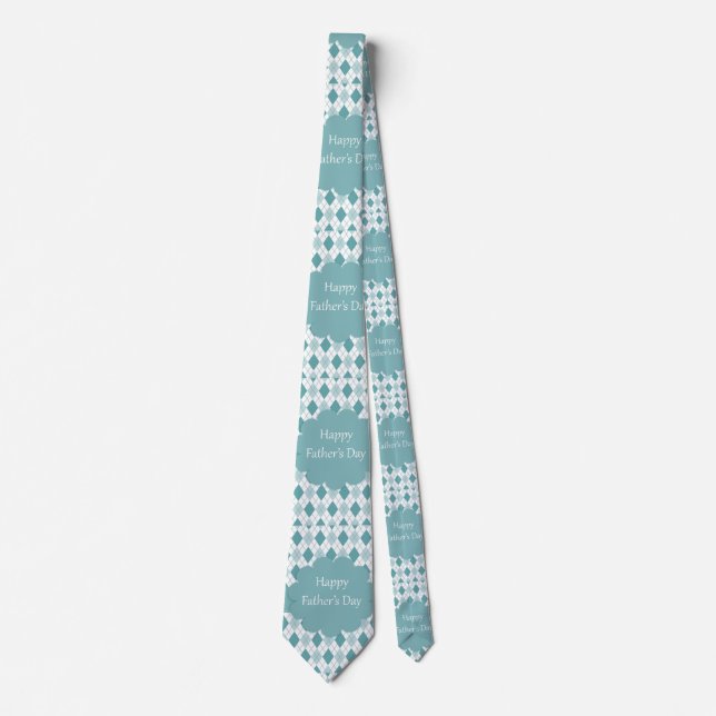 Corbata Padres Day plaid (Anverso)