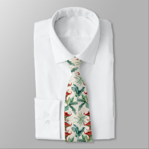 Corbata Pagoda Intemporal de Coral de Bosque Botánico