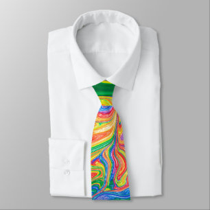 Corbata Paint Paint Pouring Tie