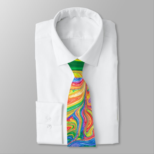 Corbata Paint Paint Pouring Tie (Atado)
