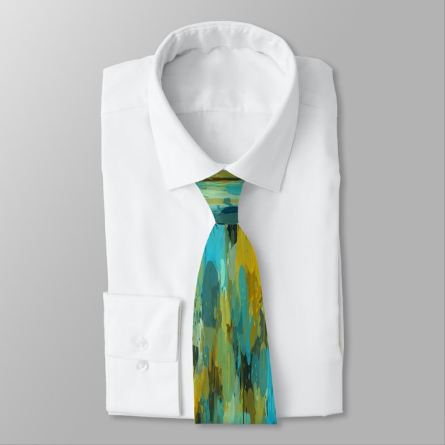 Corbata Paint Spoted Spotting Men's Tie (Atado)