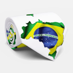 Corbata País de bandera de Brasil