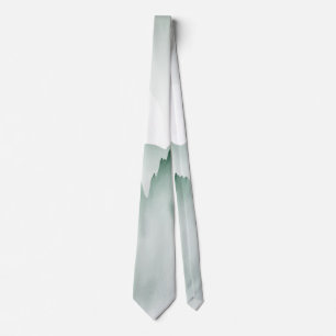 Corbata Paisaje pintado a mano de la montaña de la