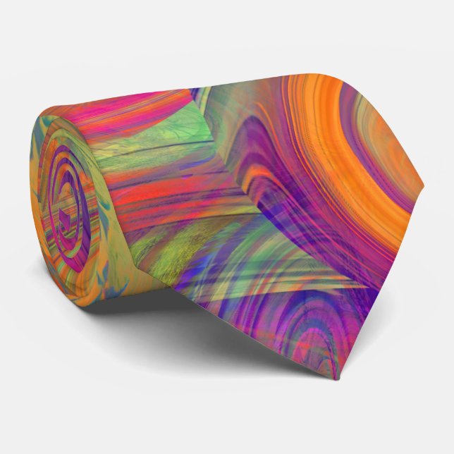 Corbata Paisaje soñado #66-a (Enrollado)