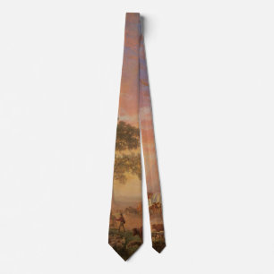 Corbata Paisaje Vintage, Oregon Trail por Bierstadt
