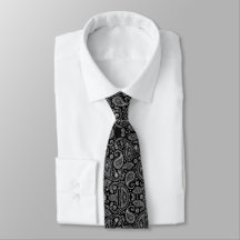 Paisley blanco y negro