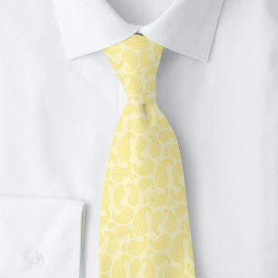 Corbata Paisley Crema de Mantequilla