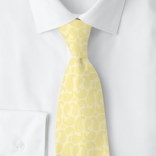 Corbata Paisley Crema de Mantequilla (Subido por el creador)