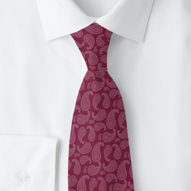 Corbata Paisley de Arándano (Subido por el creador)