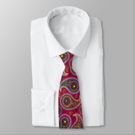 Corbata Paisley - Granate