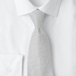 Corbata Paisley Gris Claro