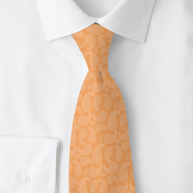 Corbata Paisley Melocotón (Subido por el creador)