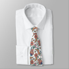 Corbata Paisley Naranja