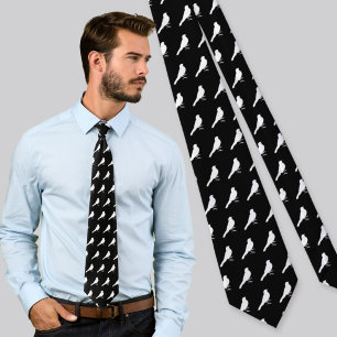 Corbata Pájaro Canario de pie