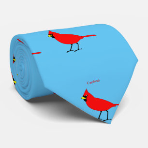 Corbata Pájaro cardinal rojo Thunder_Cove