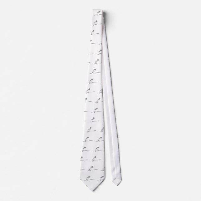 Corbata Pájaro cepillado (Anverso)