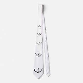 Corbata Pájaro exótico monocromático