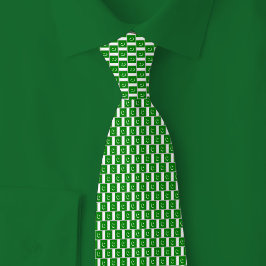 Corbata Pakistan Flag Brick Pattern