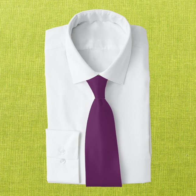Corbata Palatinato Color sólido púrpura (Subido por el creador)