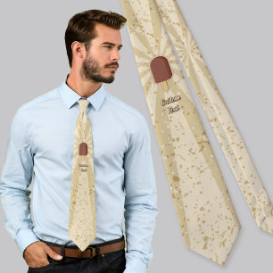 Corbata Paleta de Helado de Chocolate