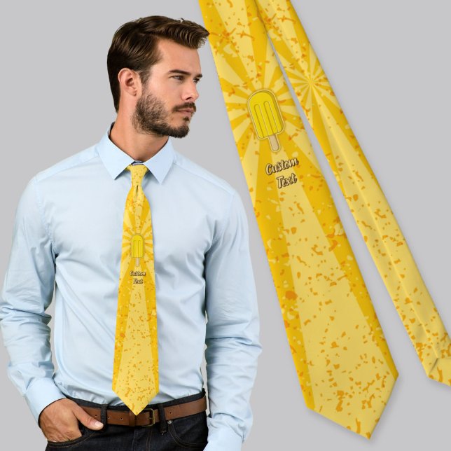 Corbata Paleta de helado de limón (Subido por el creador)
