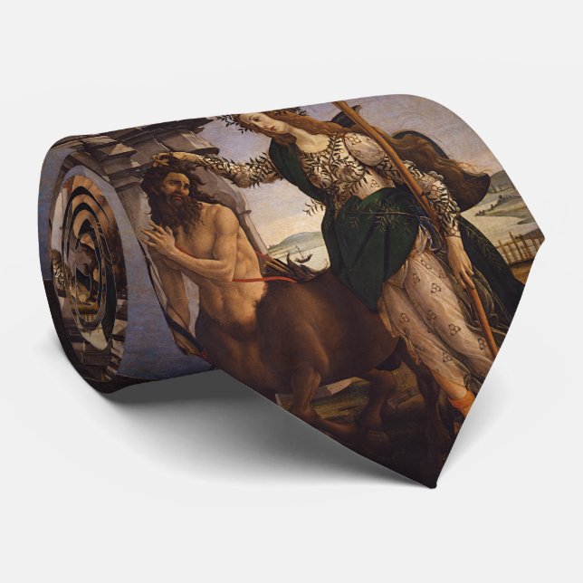 Corbata Pallas y el Centaur de Botticelli (Enrollado)