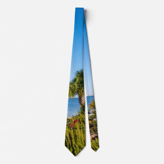 Corbata Palm Trees Bayside Morning Tie (Anverso)