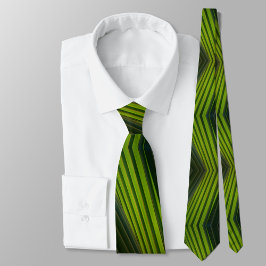 Corbata Palm Verde Fronds Zigzag Striped