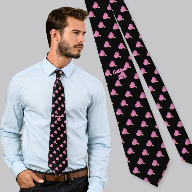 Corbata Palo de helado de corazón (Subido por el creador)